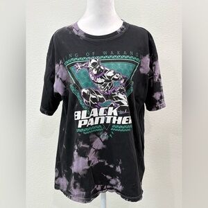 Marvel Black Panther Graphic Tee - Black and Purple Size L